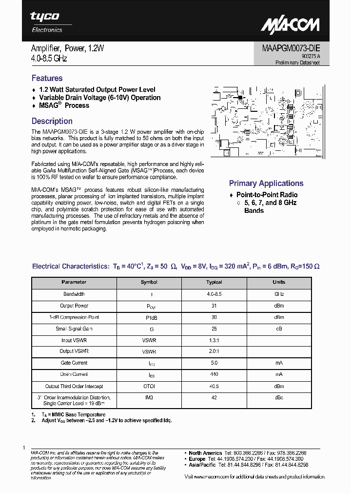 MAAPGM0073-DIE_1271695.PDF Datasheet