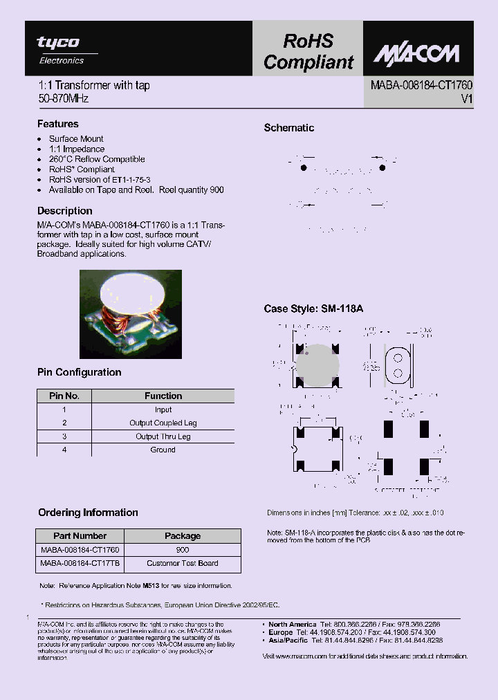 MABA-008184-CT17TB_1271741.PDF Datasheet