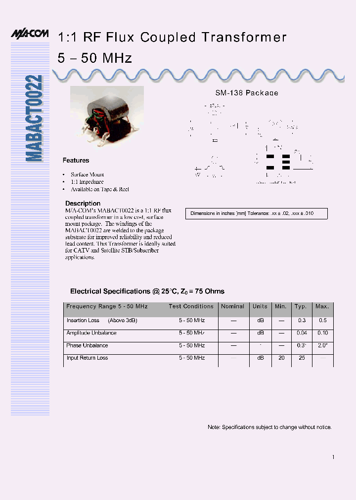MABACT0022_1271746.PDF Datasheet