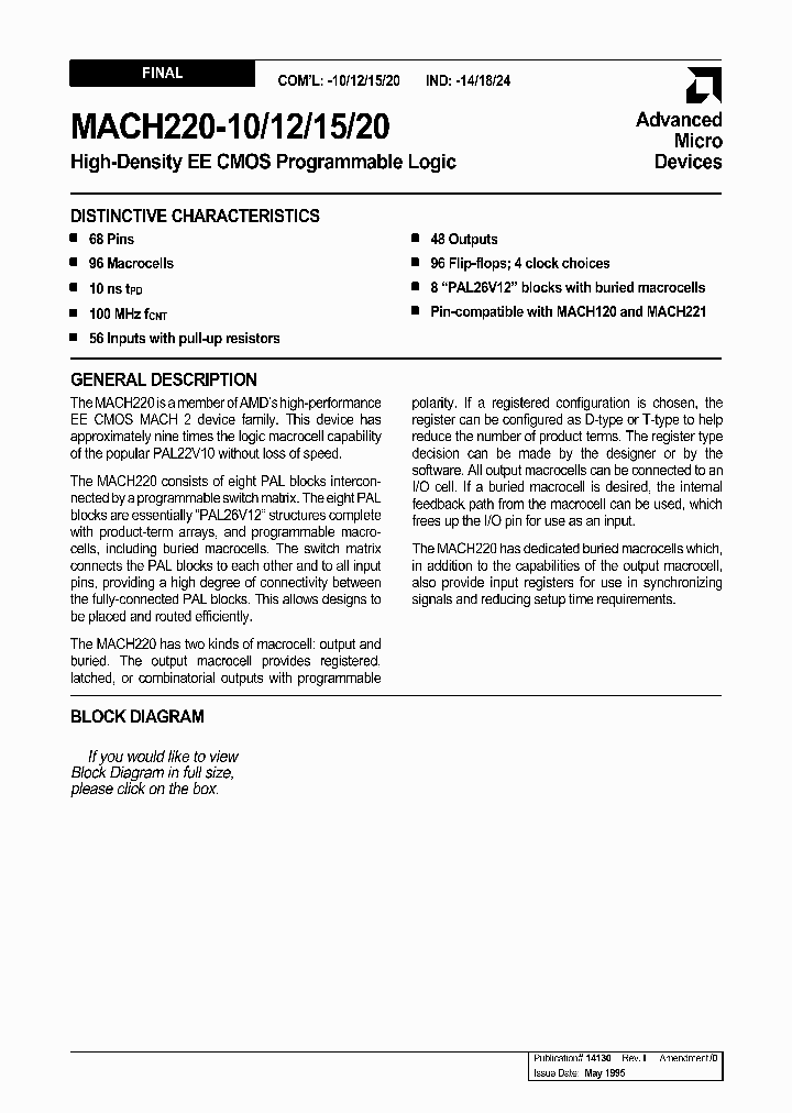MACH220-10_1027312.PDF Datasheet