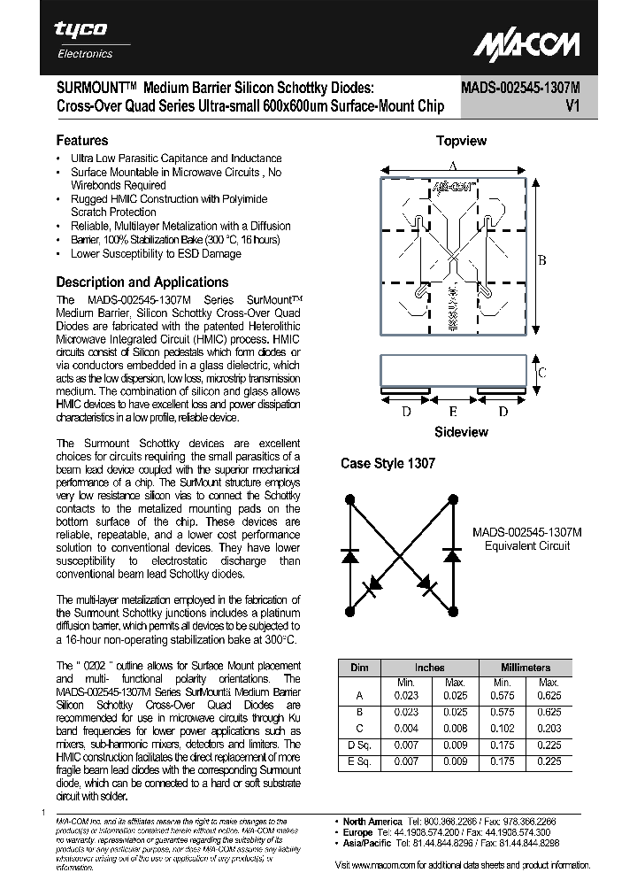 MADS-002545-1307MT_1271885.PDF Datasheet