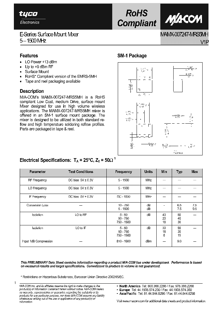 MAMX-007247-MRS5MH_1271952.PDF Datasheet