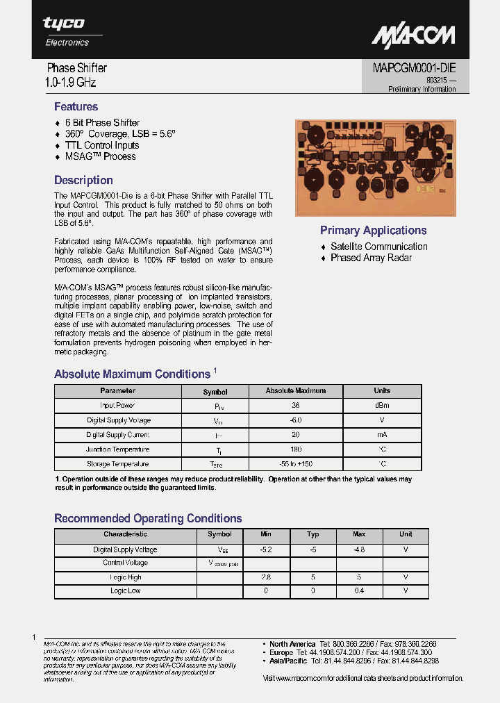 MAPCGM0001-DIE_1272034.PDF Datasheet