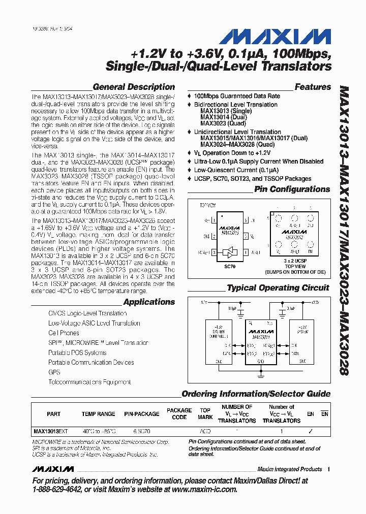MAX3023_689814.PDF Datasheet