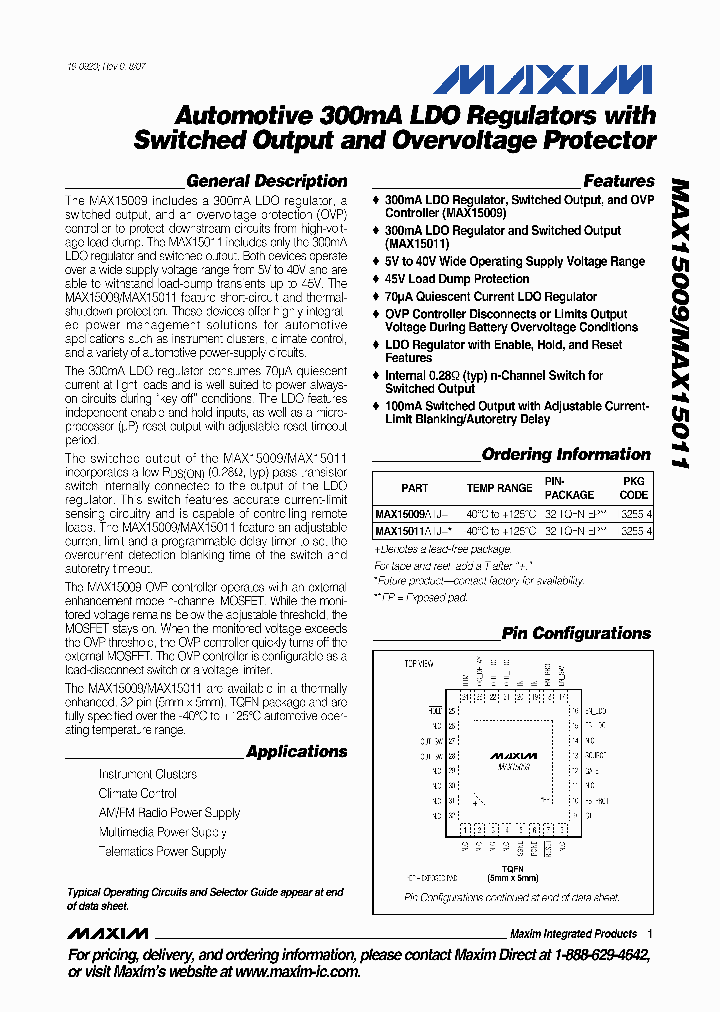 MAX15009_3414321.PDF Datasheet