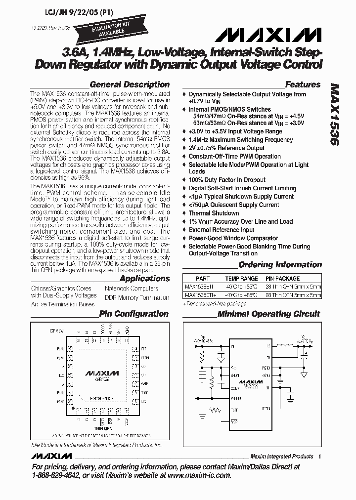 MAX1536ETI_1272408.PDF Datasheet