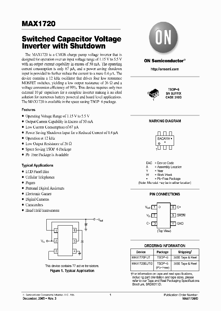 MAX1720EUT_1108090.PDF Datasheet