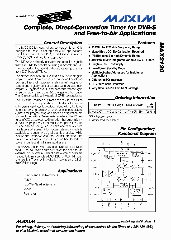 MAX2120CTI_1272741.PDF Datasheet