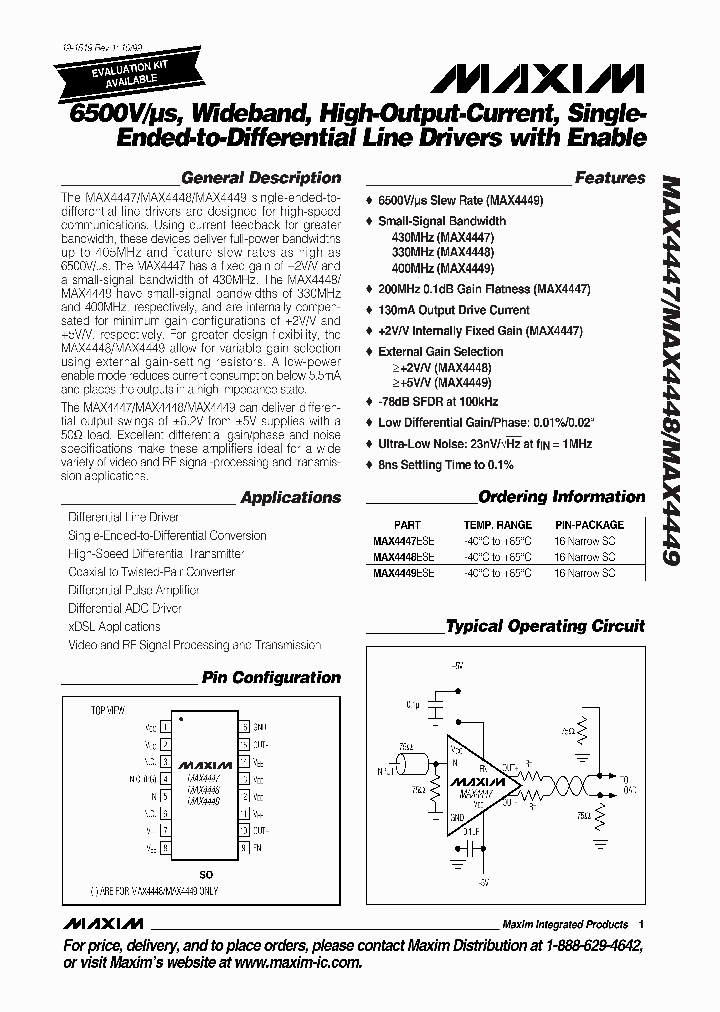 MAX4448_846936.PDF Datasheet