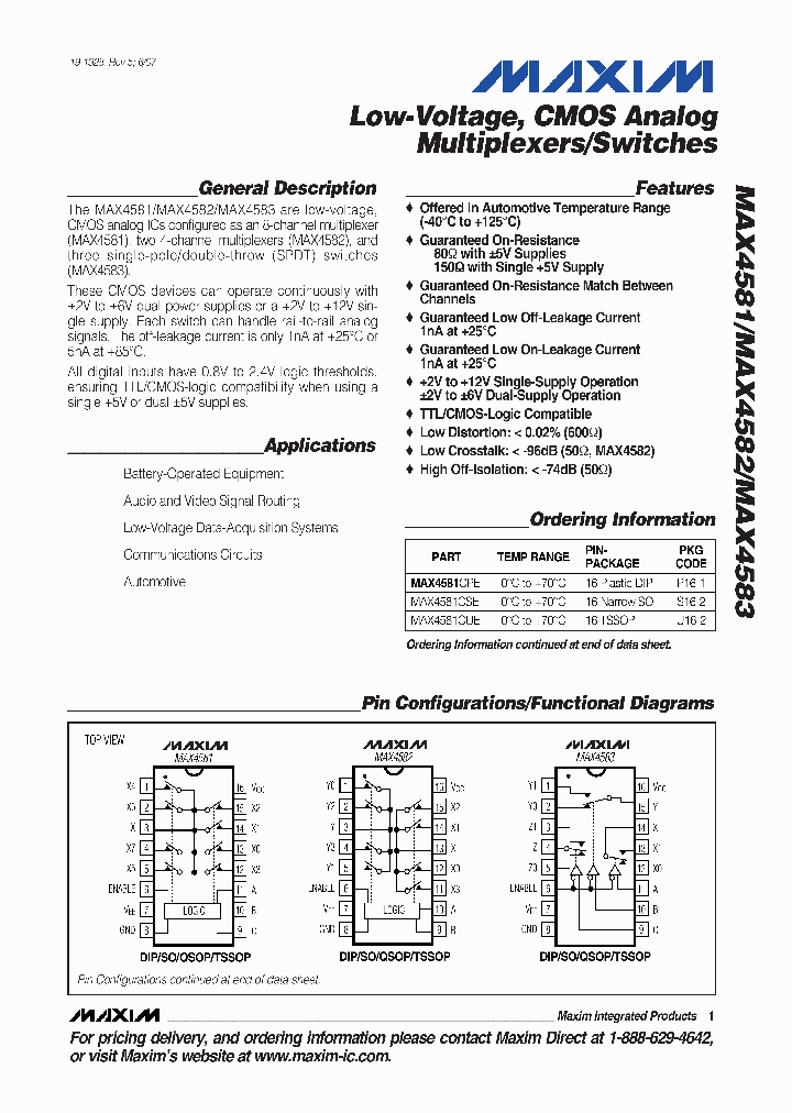 MAX4583_1273340.PDF Datasheet