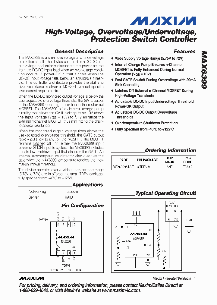 MAX6399ATA-T_1273749.PDF Datasheet