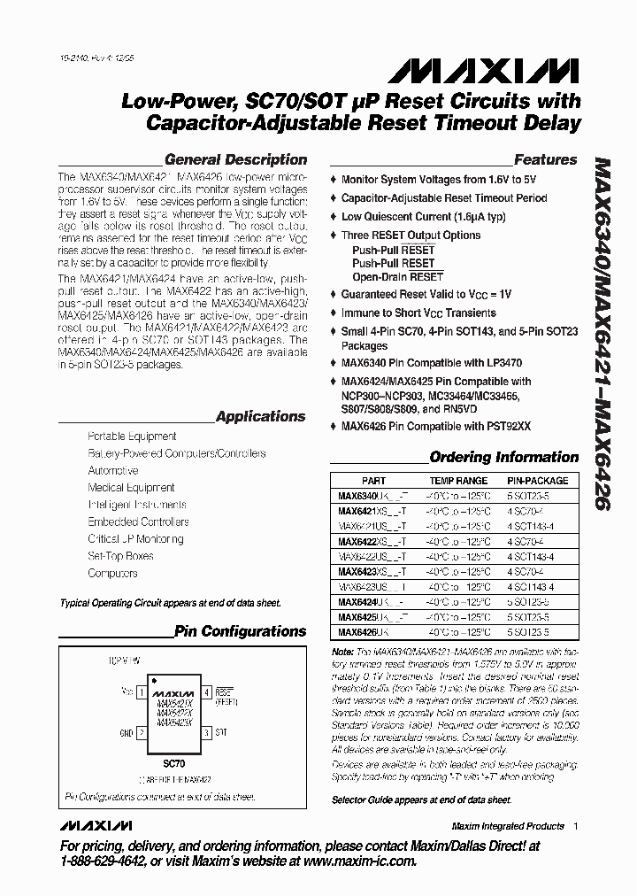 MAX6426UK-T_1273753.PDF Datasheet