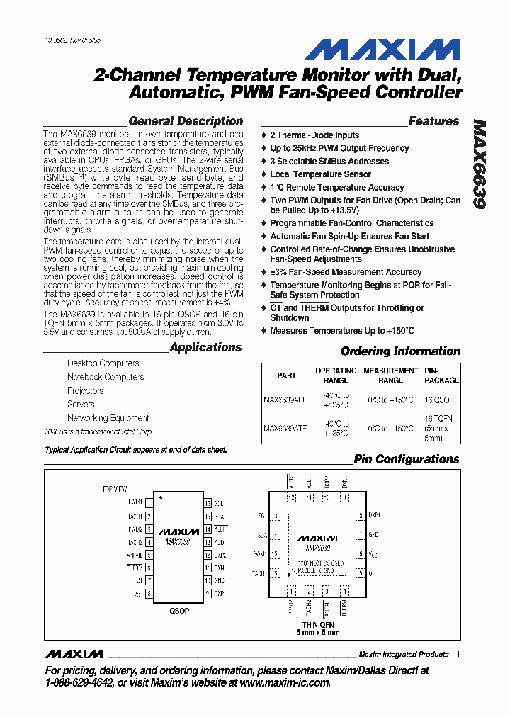 MAX6639AEE_702809.PDF Datasheet