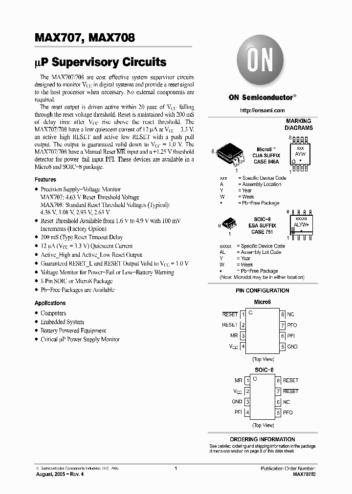 MAX707ESA-T_741577.PDF Datasheet