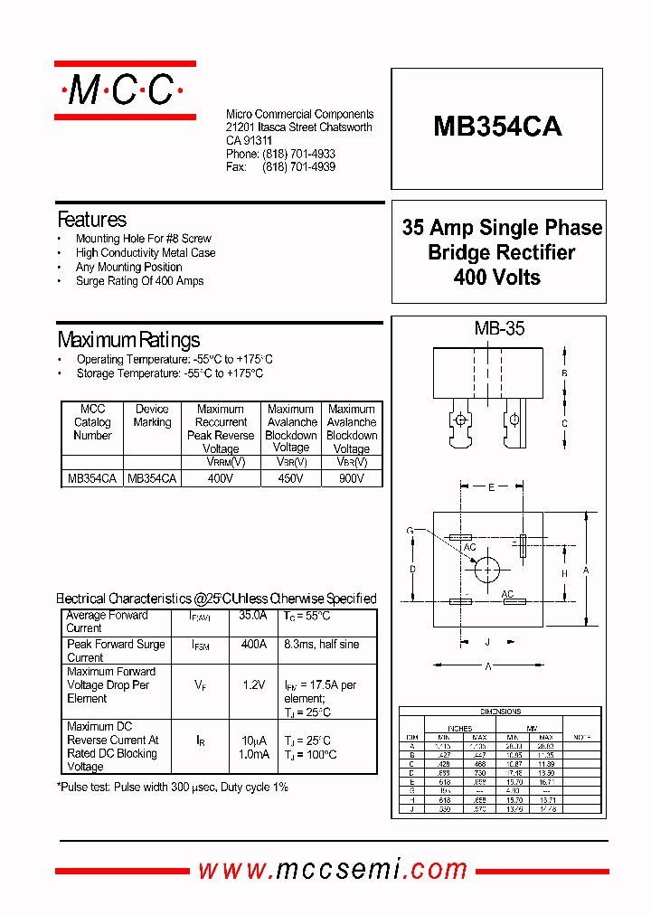 MB354CA_1274473.PDF Datasheet