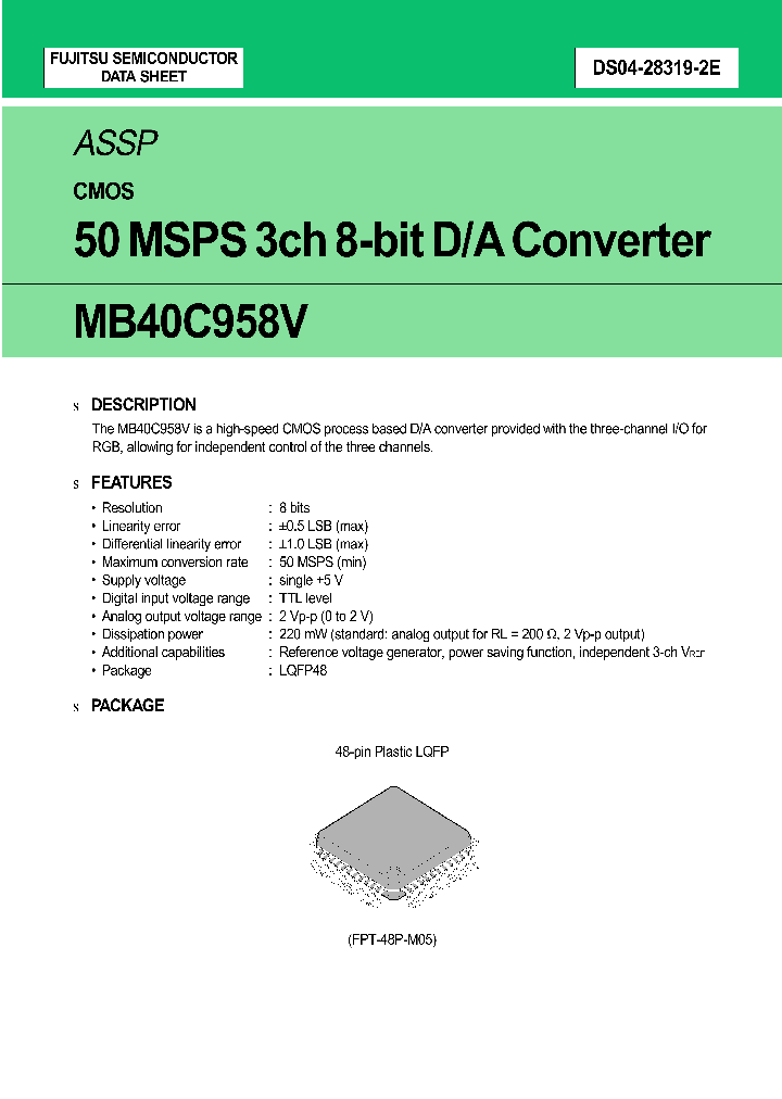 MB40C958VPFV_1274550.PDF Datasheet