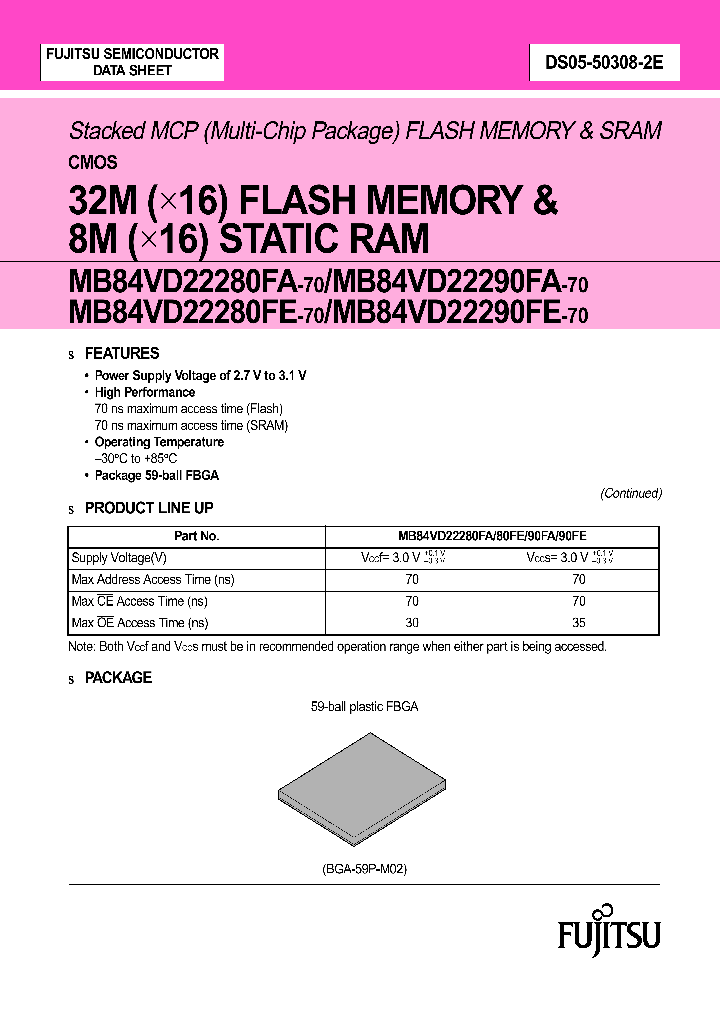 MB84VD22290FA-70PBS_1157417.PDF Datasheet