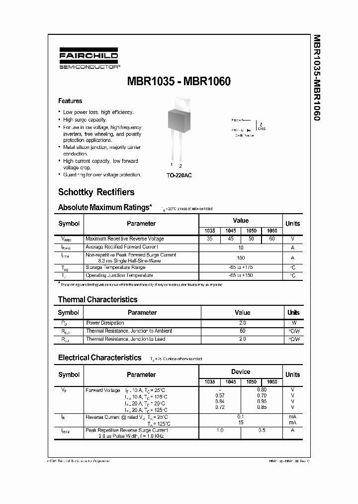 MBR1060_1274944.PDF Datasheet
