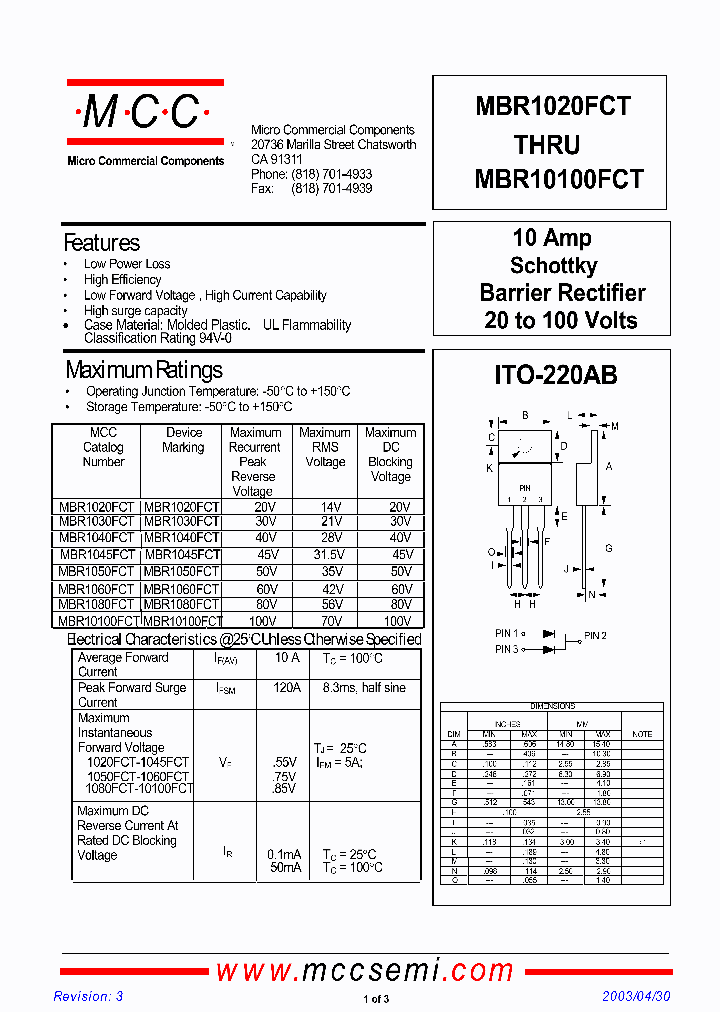 MBR1080FCT_1274950.PDF Datasheet
