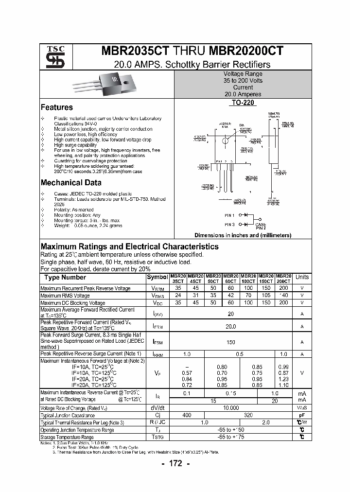 MBR20100CT_1163372.PDF Datasheet