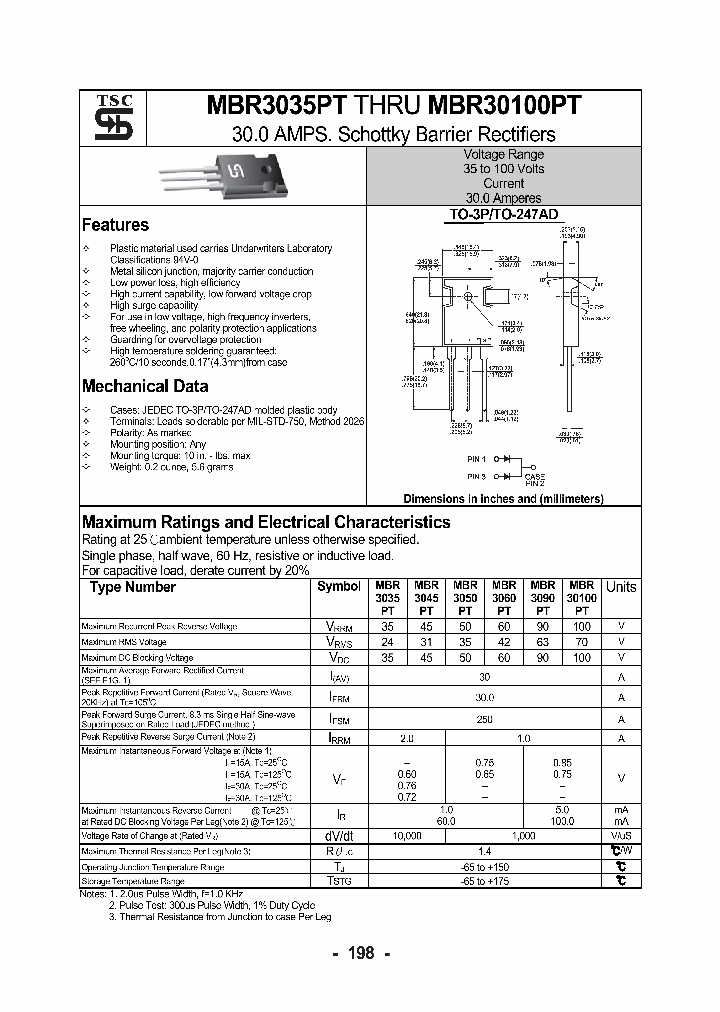 MBR3050PT_1182667.PDF Datasheet