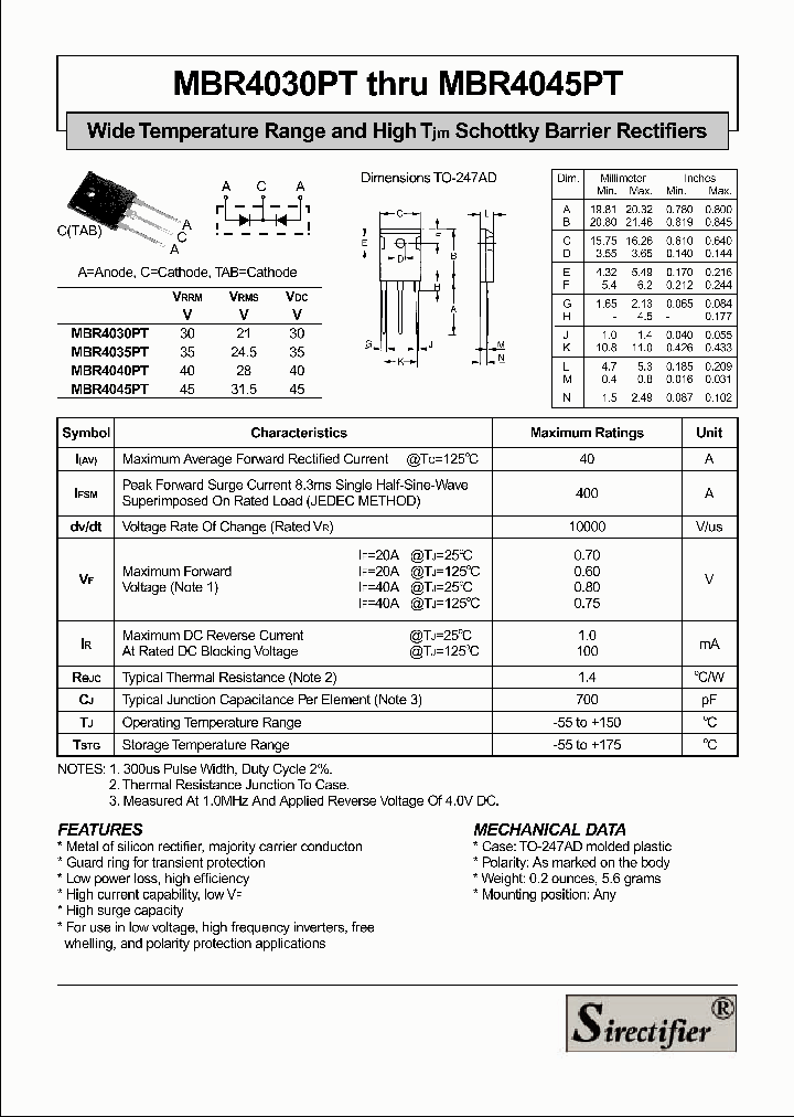 MBR4045PT_1275062.PDF Datasheet