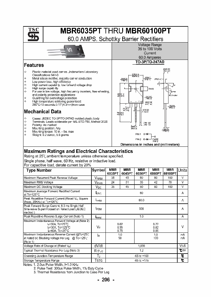 MBR6045PT_1126271.PDF Datasheet