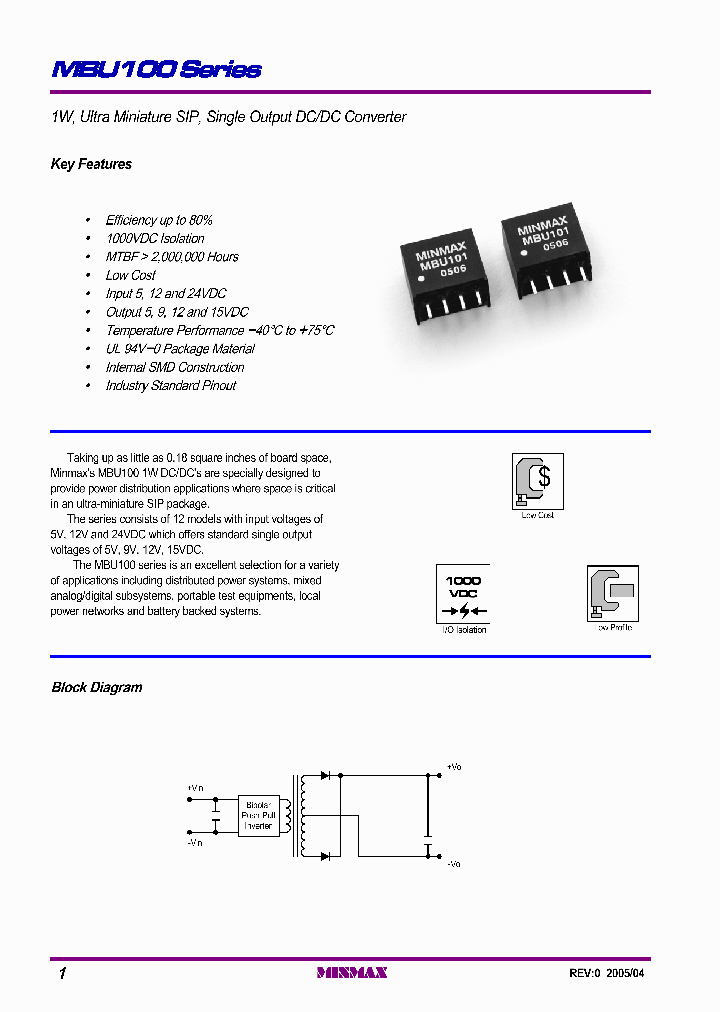 MBU124_1275315.PDF Datasheet