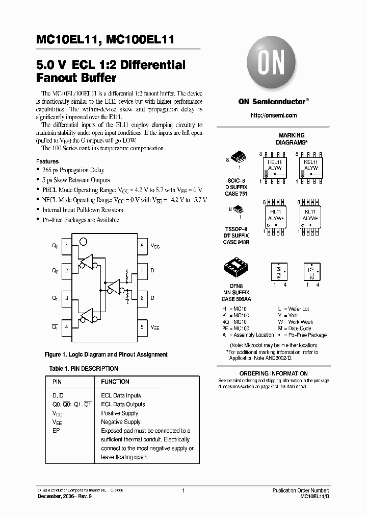 MC100EL11_742049.PDF Datasheet