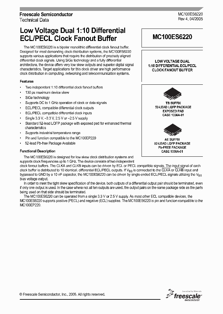 MC100ES6220TB_1275388.PDF Datasheet