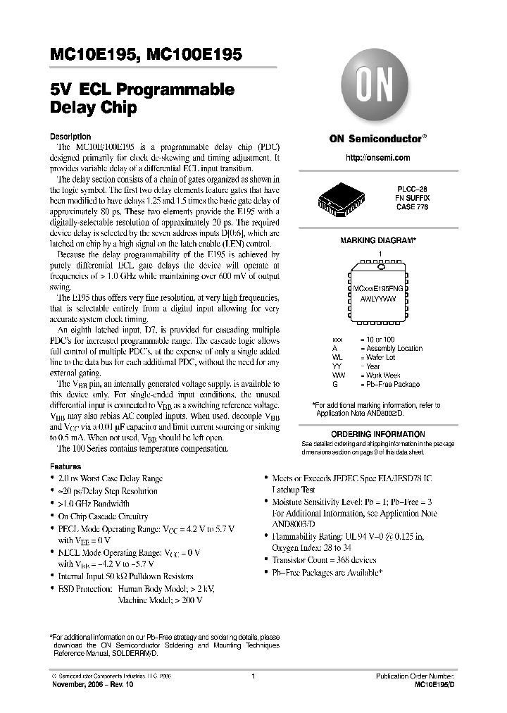 MC100E195FN_741974.PDF Datasheet