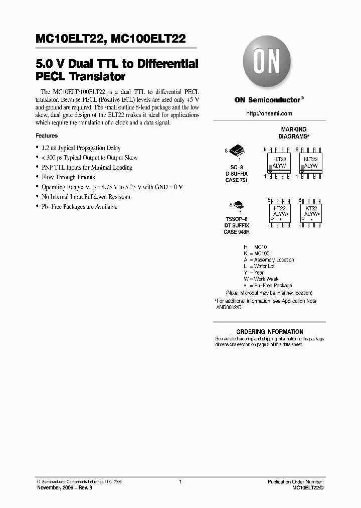 MC100ELT22DG_742139.PDF Datasheet