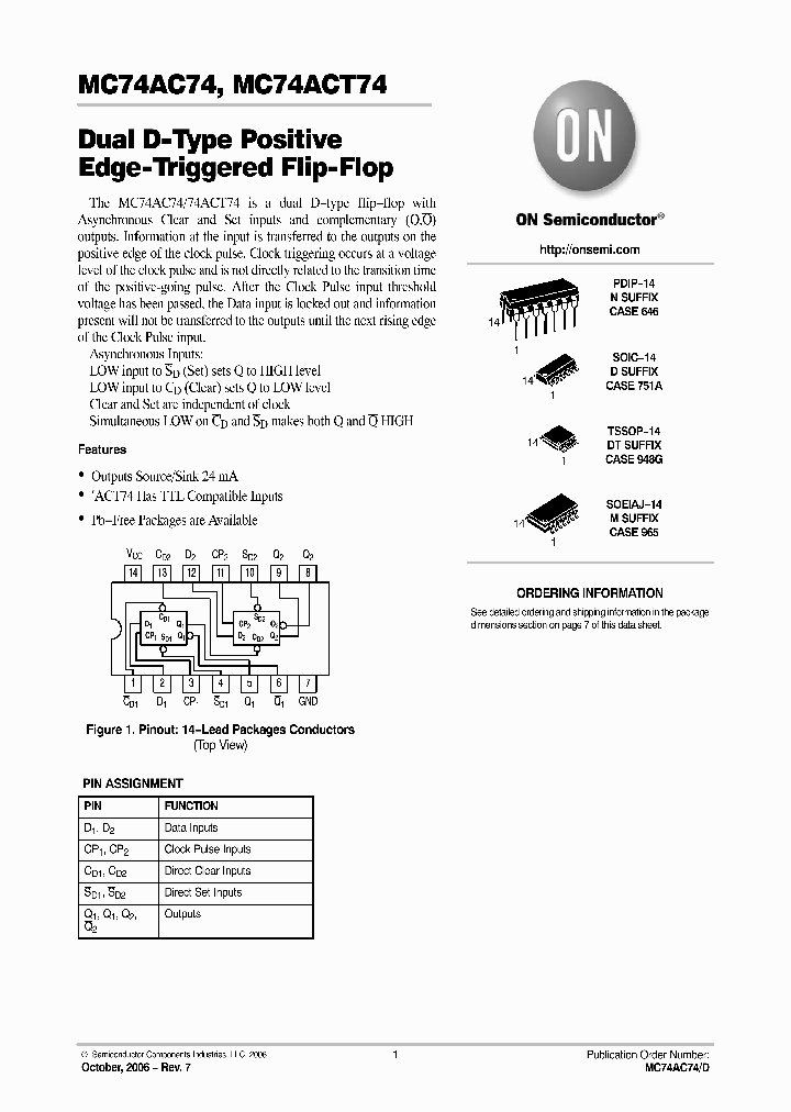 MC74AC74MEL_771759.PDF Datasheet