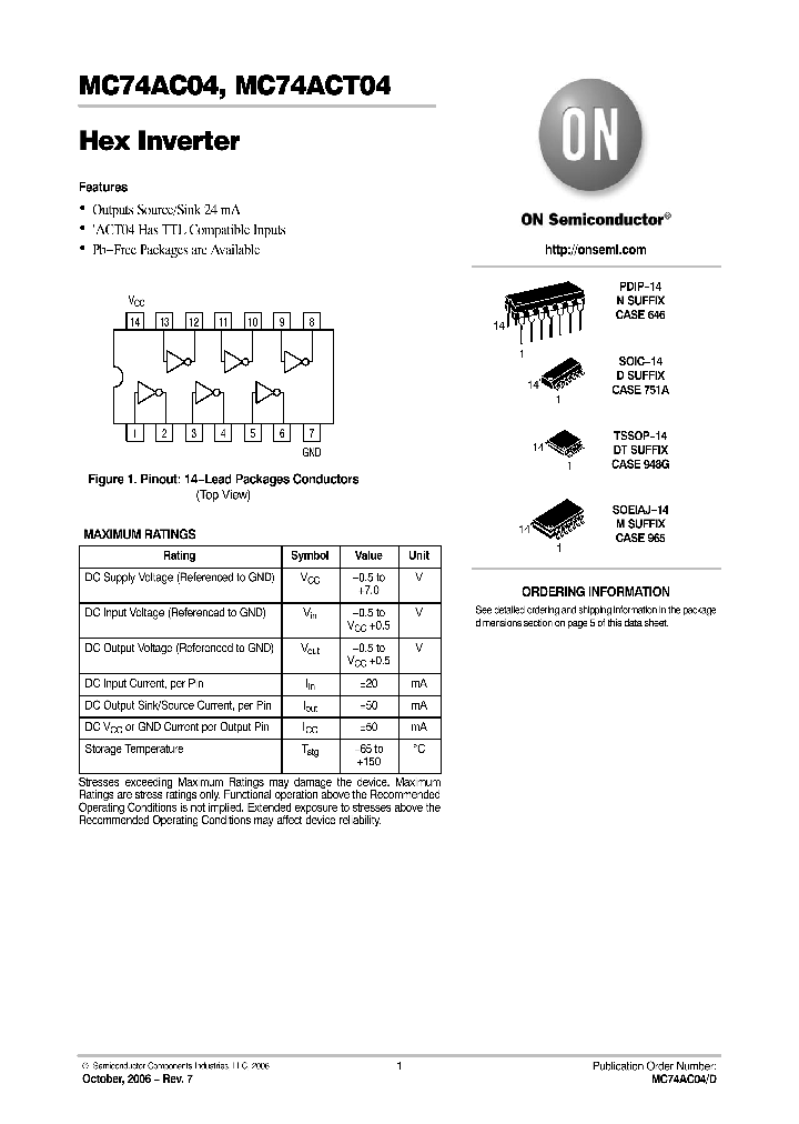 MC74AC0406_744354.PDF Datasheet
