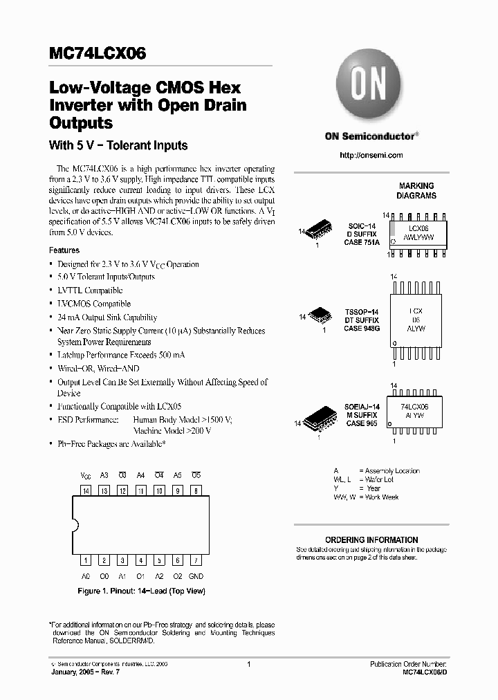 MC74LCX06MEL_1277120.PDF Datasheet
