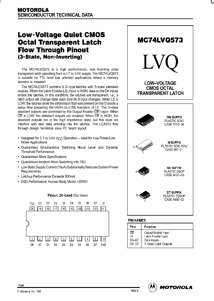 MC74LVQ573SD_1277205.PDF Datasheet