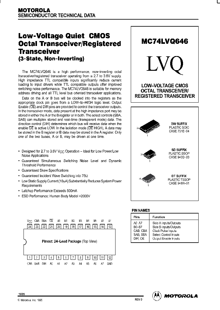 MC74LVQ646SD_1277207.PDF Datasheet