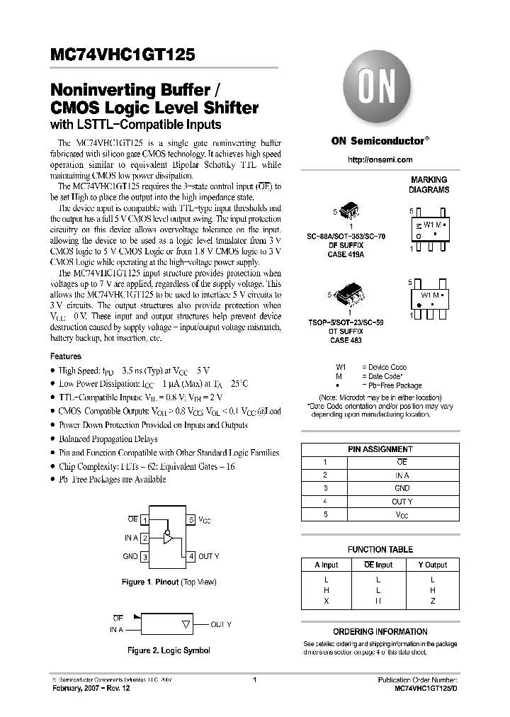 M74VHC1GT125DF1G_749970.PDF Datasheet