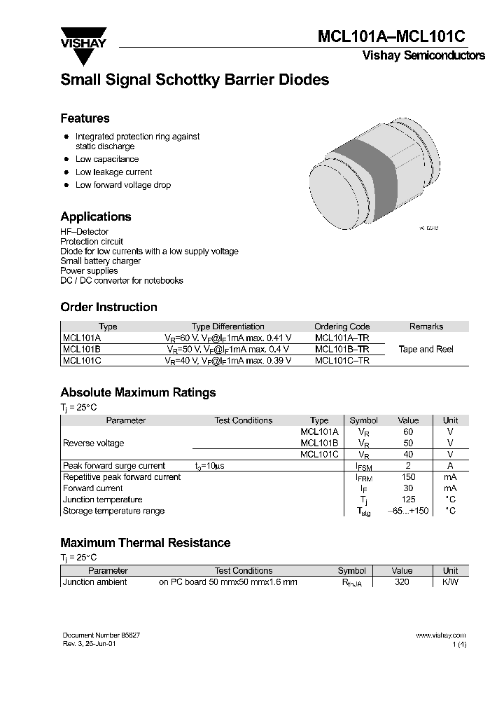 MCL101C-TR_1277749.PDF Datasheet