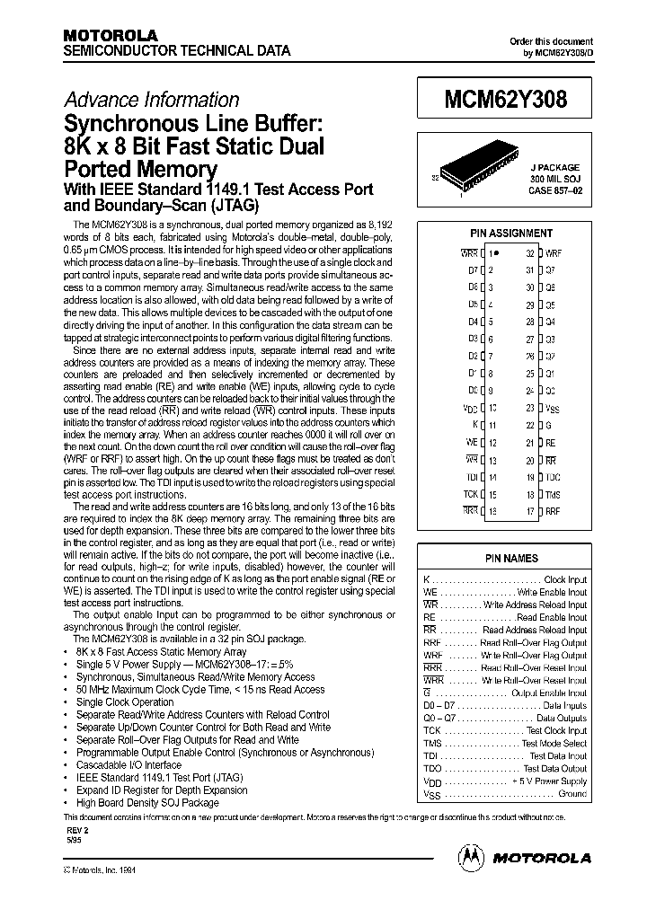 MCM62Y308J17_1277800.PDF Datasheet