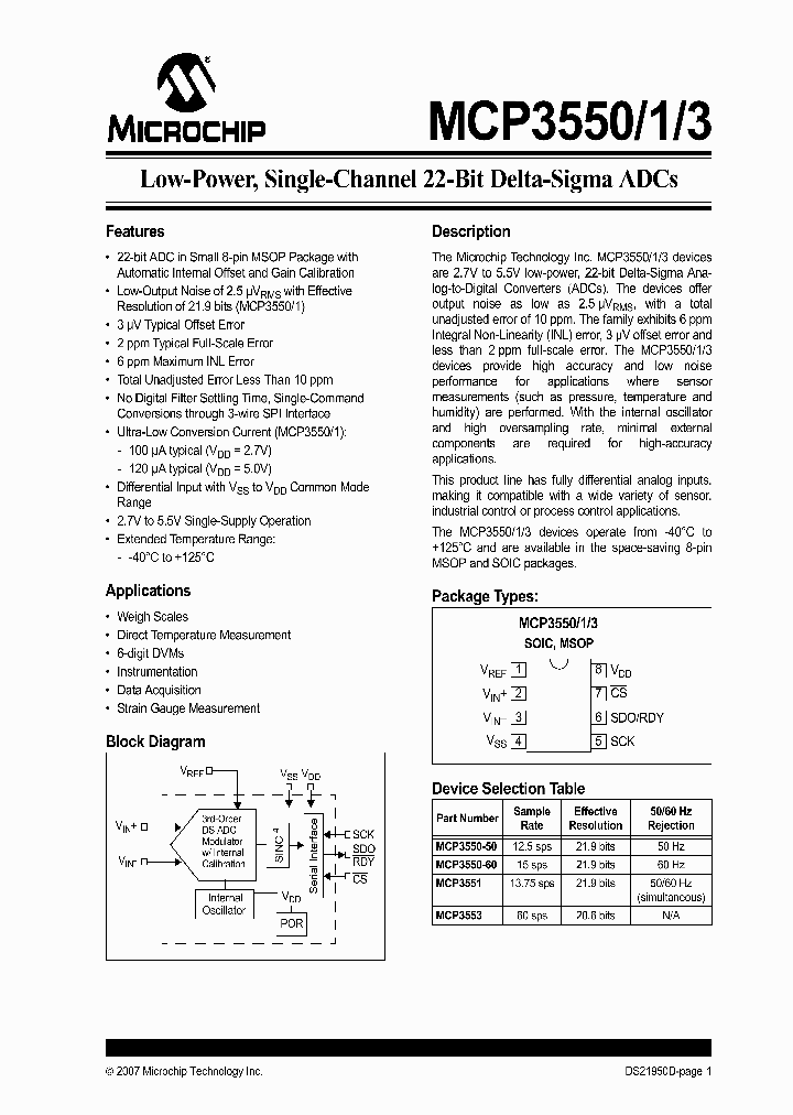MCP3553T-ESN_1277966.PDF Datasheet