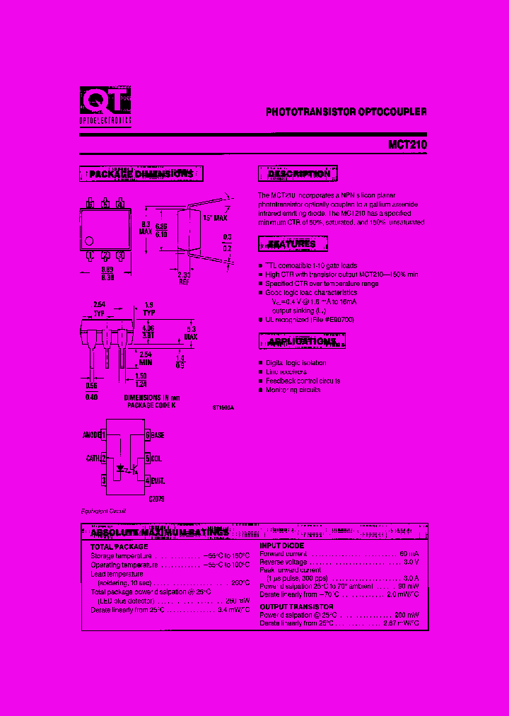MCT210_1278097.PDF Datasheet