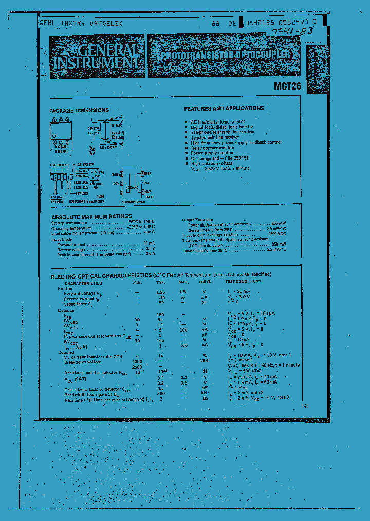 MCT26_1278100.PDF Datasheet