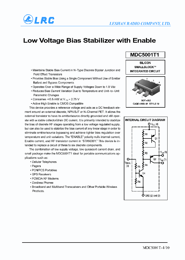 MDC5001T1_1278245.PDF Datasheet