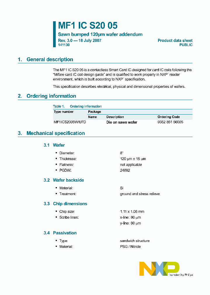 MF1ICS2005W7D_1278441.PDF Datasheet