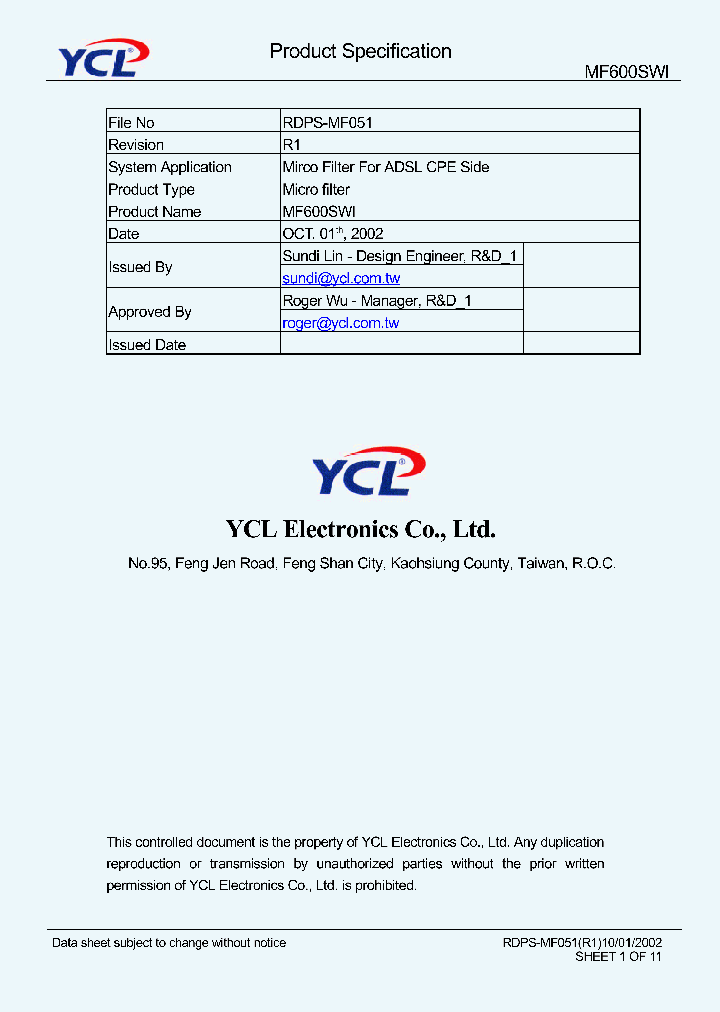 MF600SWI_1278475.PDF Datasheet