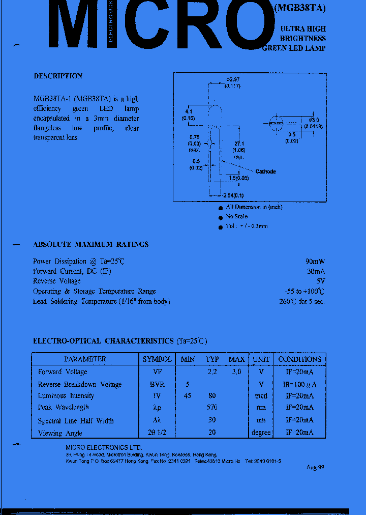MGB38TA-1_1278602.PDF Datasheet