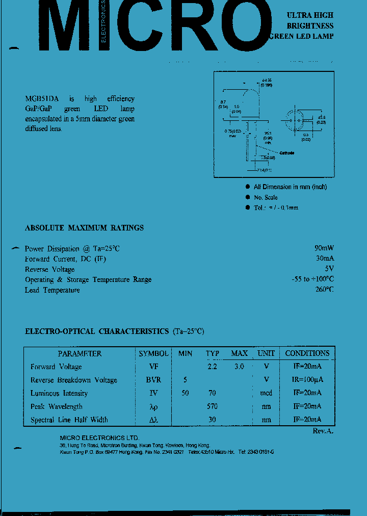 MGB51DA_1278605.PDF Datasheet
