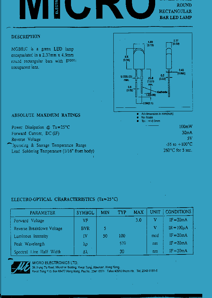 MGB81C_1278617.PDF Datasheet