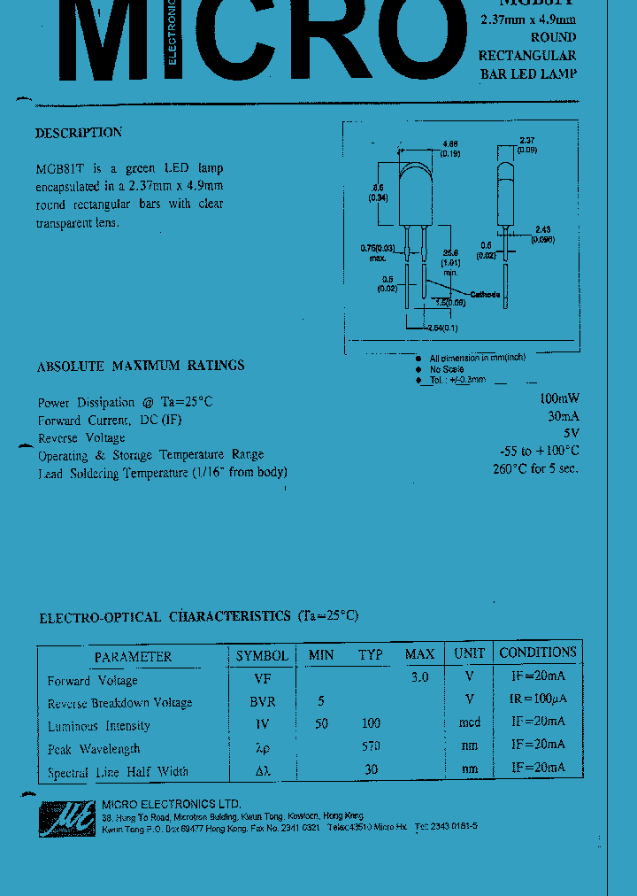 MGB81T_1278618.PDF Datasheet